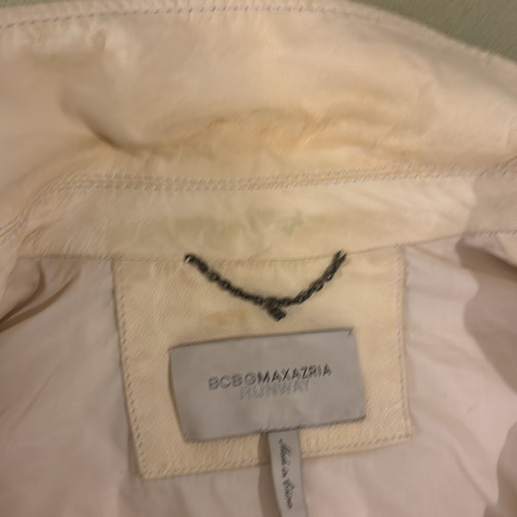 BCBGMaxAzria Runway “Hazel” leather and fabric jacket - Picture 9 of 11